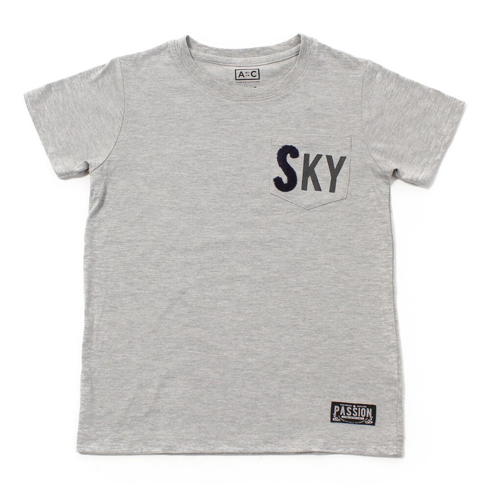  ボーイズ BSKY半袖Tシャツ 865Q8RY5705 GRY