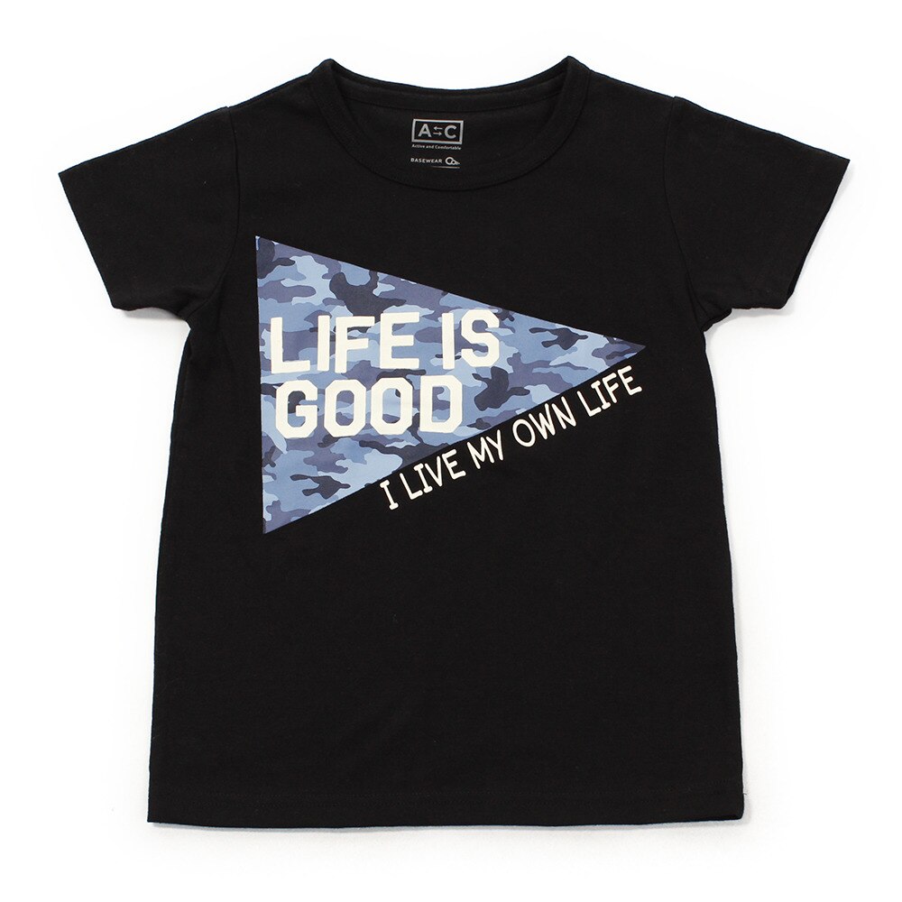  【多少の傷汚れありの為大奉仕】ボーイズ セットイン半袖Tシャツ 865Q8RY5712 LK