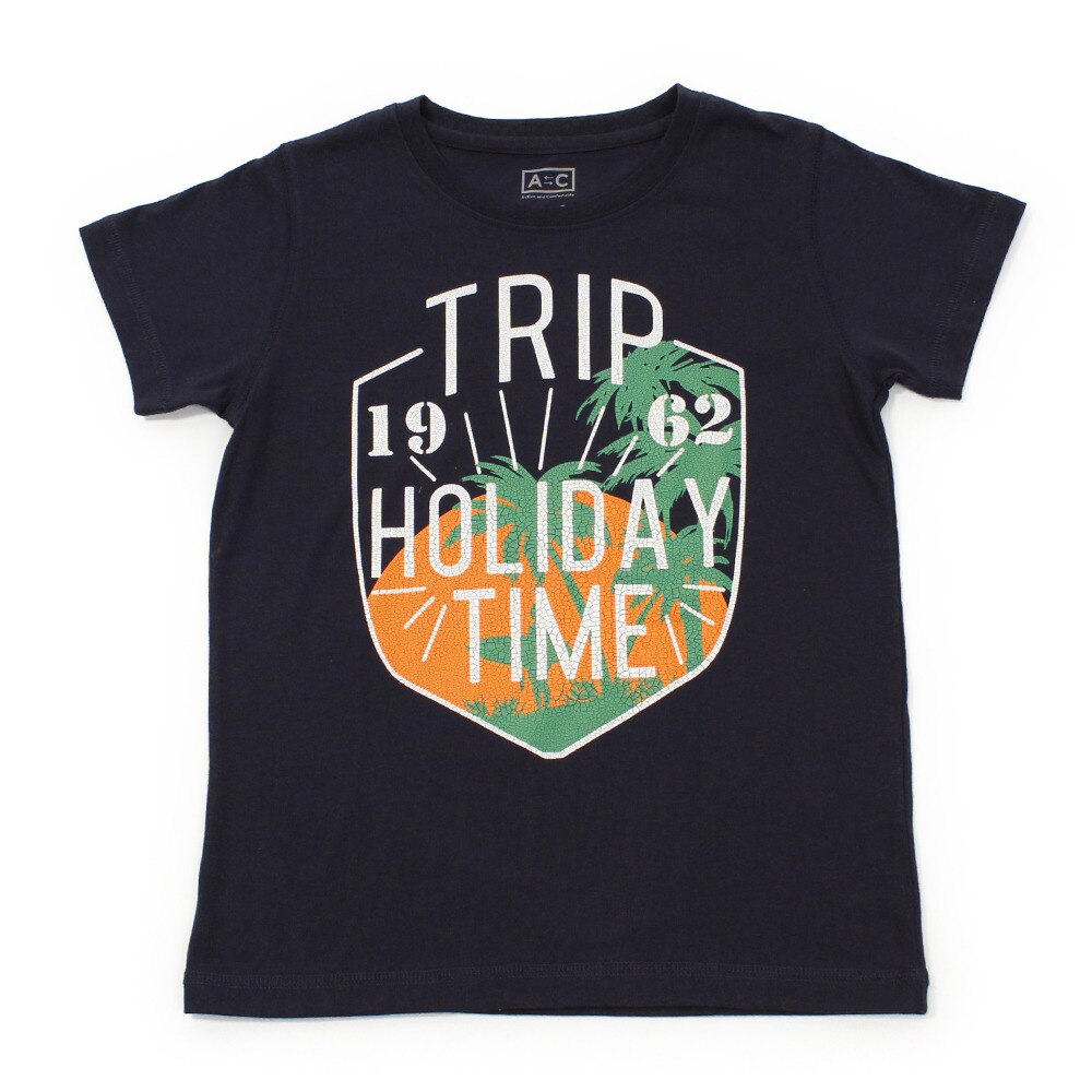  【多少の傷汚れありの為大奉仕】ボーイズ ボンシンセットイン半袖Tシャツ 865Q8RY5715 NVY オンライン価格
