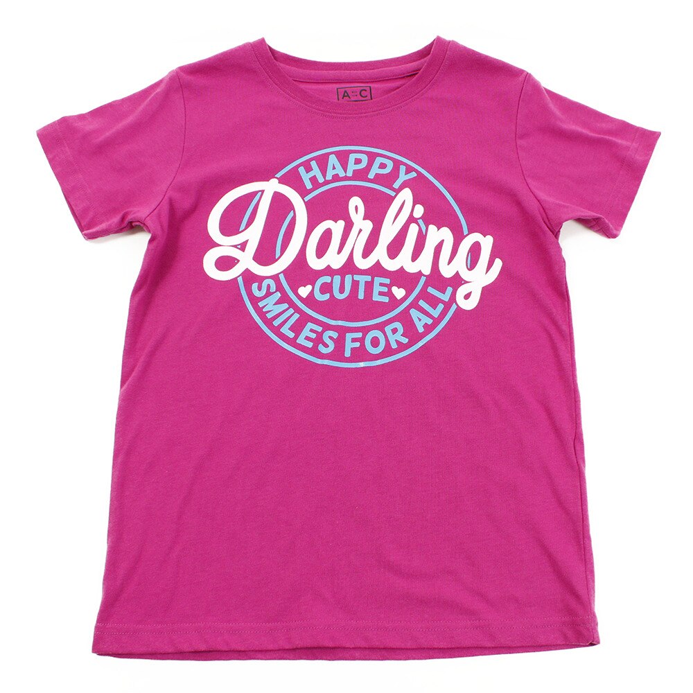  ガールズ セットイン半袖Tシャツ 865Q8RY5721 PUL
