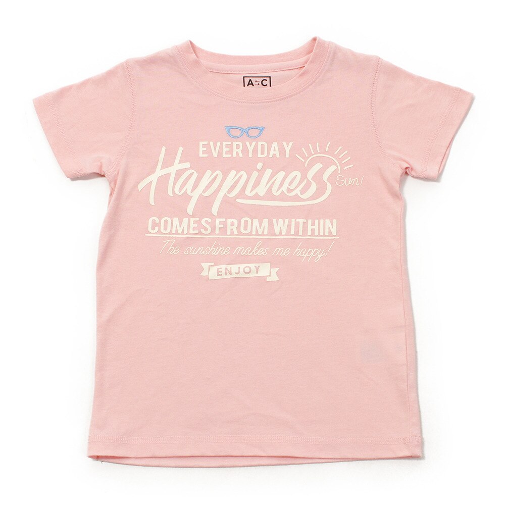  ガールズ ボンシンセットイン半袖Tシャツ 865Q8RY5722 PNK