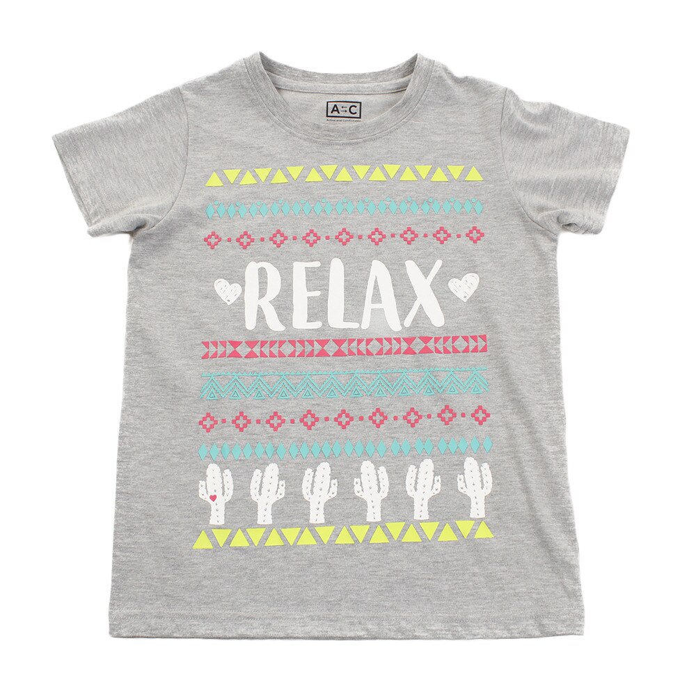  【多少の傷汚れありの為大奉仕】ガールズ セットイン半袖Tシャツ 865Q8RY5720 GRY