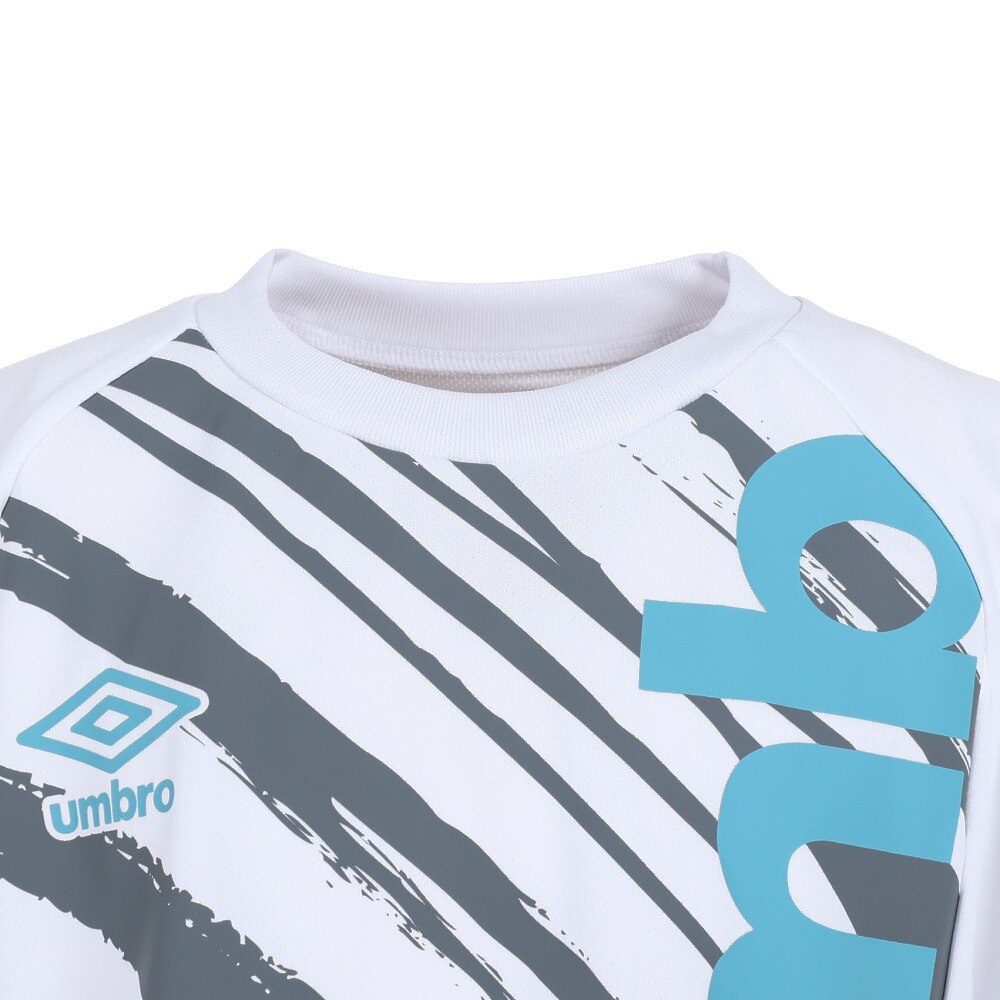 アンブロ(UMBRO)(キッズ)半袖Tシャツ キッズ 機能シャツ UMJPJA66XB WHT スポーツ用品はスーパースポーツゼビオ アンブロ 半袖 150 黒