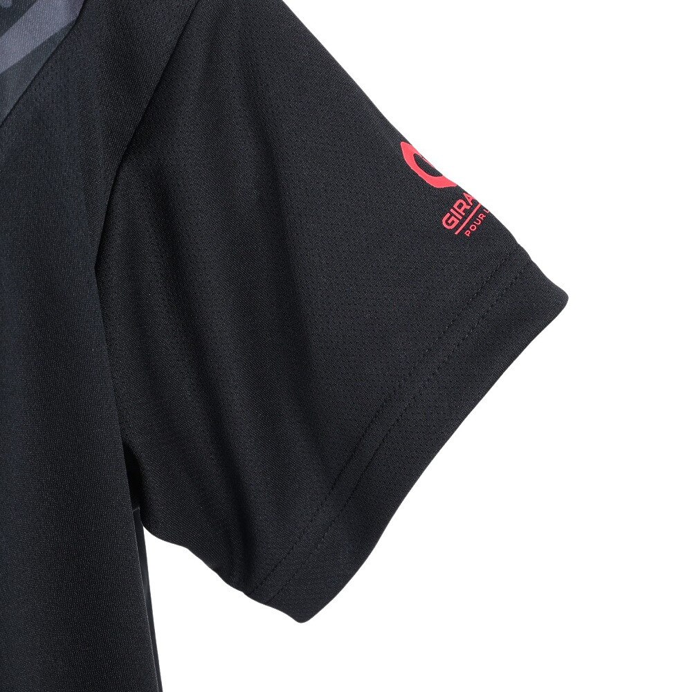 ジローム（GIRAUDM）（キッズ）ドライ 吸汗速乾 UVカット ジュニア 半袖メッシュTシャツ 865GM1CD6682 BLK★★★