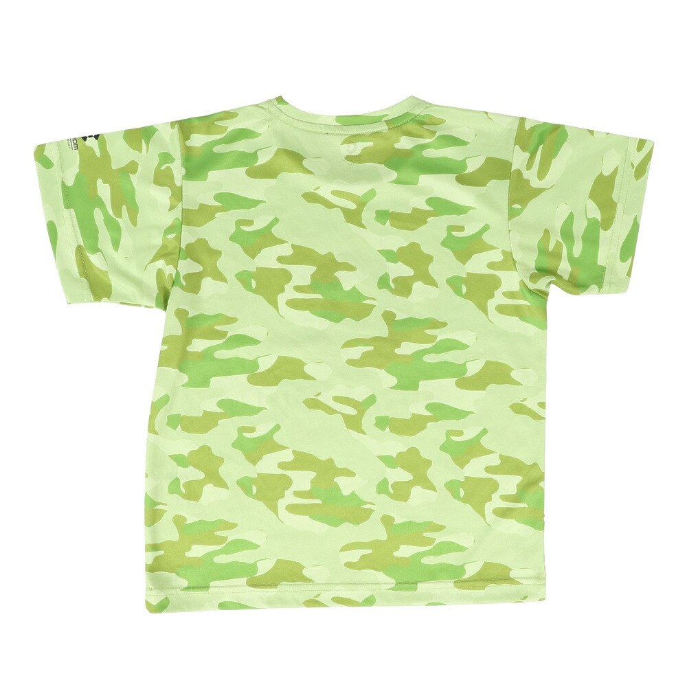 ジローム（GIRAUDM）（キッズ）洗っても機能が続く UVカット 速乾  UV 吸汗速乾 ジュニア 半袖メッシュTシャツ 865GM1CD6683 YEL★★★