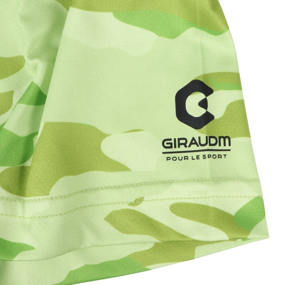 ジローム（GIRAUDM）（キッズ）洗っても機能が続く UVカット 速乾  UV 吸汗速乾 ジュニア 半袖メッシュTシャツ 865GM1CD6683 YEL★★★