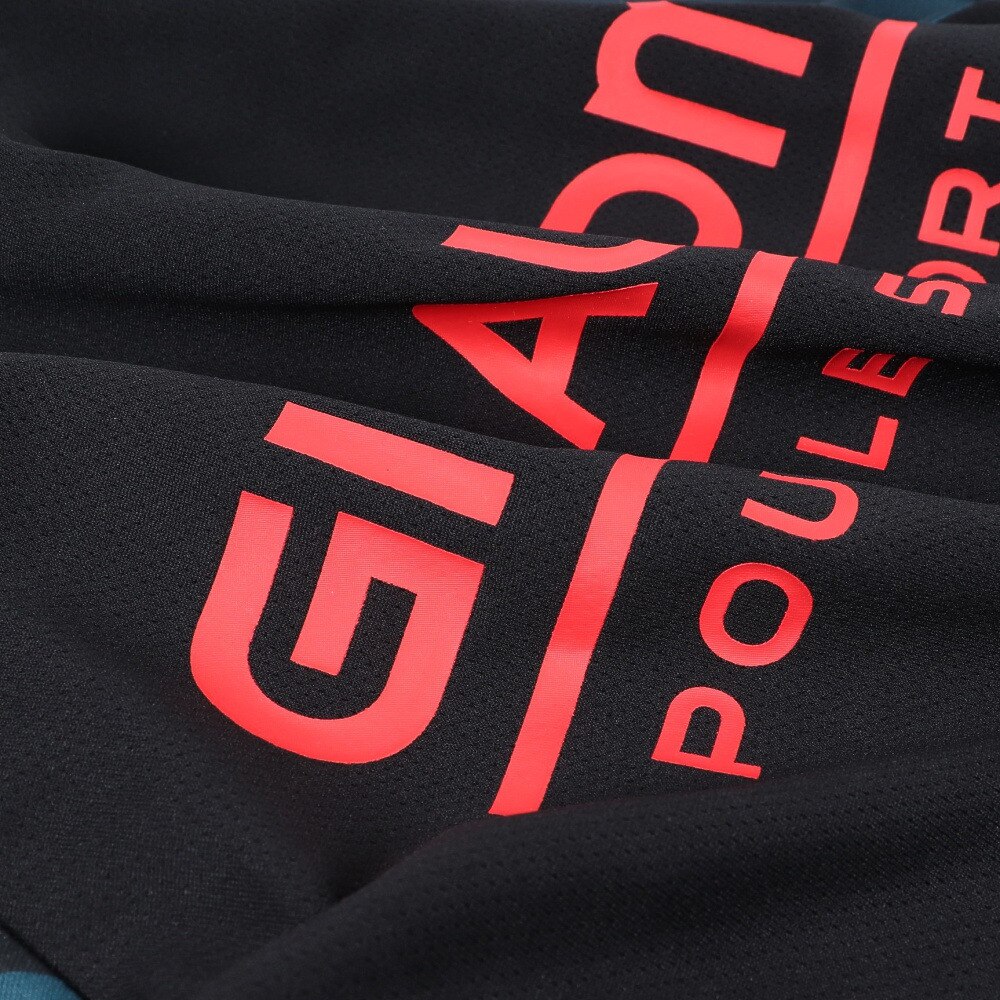 ジローム（GIRAUDM）（キッズ）ドライ 吸汗速乾 UVカット ジュニア 半袖メッシュTシャツ 865GM1CD6684 BLK