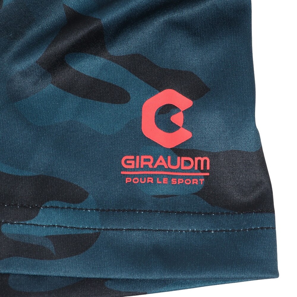 ジローム（GIRAUDM）（キッズ）ドライ 吸汗速乾 UVカット ジュニア 半袖メッシュTシャツ 865GM1CD6684 BLK