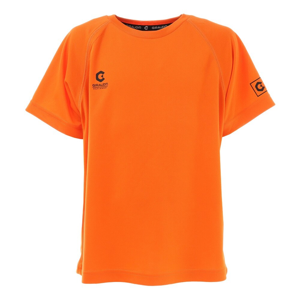  洗っても機能が続く UVカット 速乾  UV 吸汗速乾 ジュニア 半袖メッシュTシャツ 865GM1CD6685 ORG