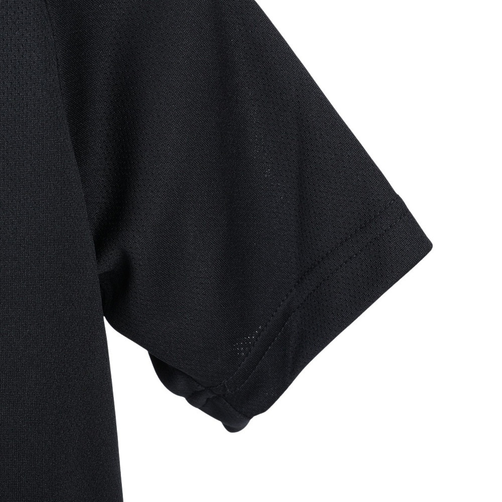 ジローム（GIRAUDM）（キッズ）ドライ 吸汗速乾 UVカット ジュニア 半袖メッシュTシャツ 865GM1CD6686 BLK