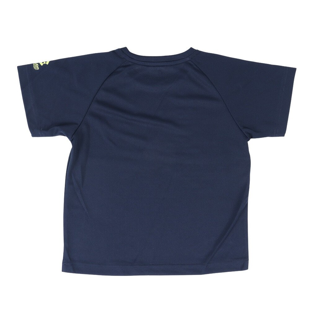ジローム（GIRAUDM）（キッズ）ドライ 吸汗速乾 UVカット ジュニア 半袖メッシュTシャツ 865GM1CD6686 NVY★★★