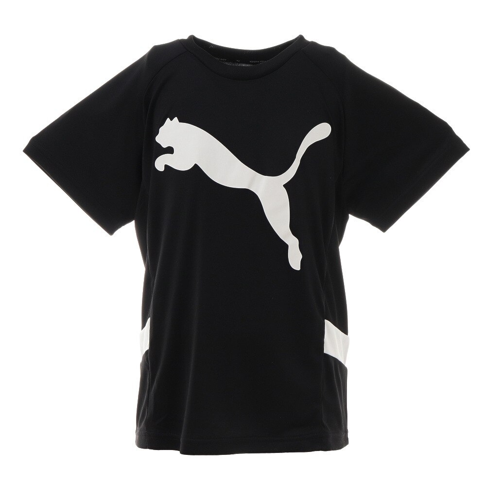  ジュニア ACTIVE SPORTS キャット ポリ Tシャツ 588849 01 BLK