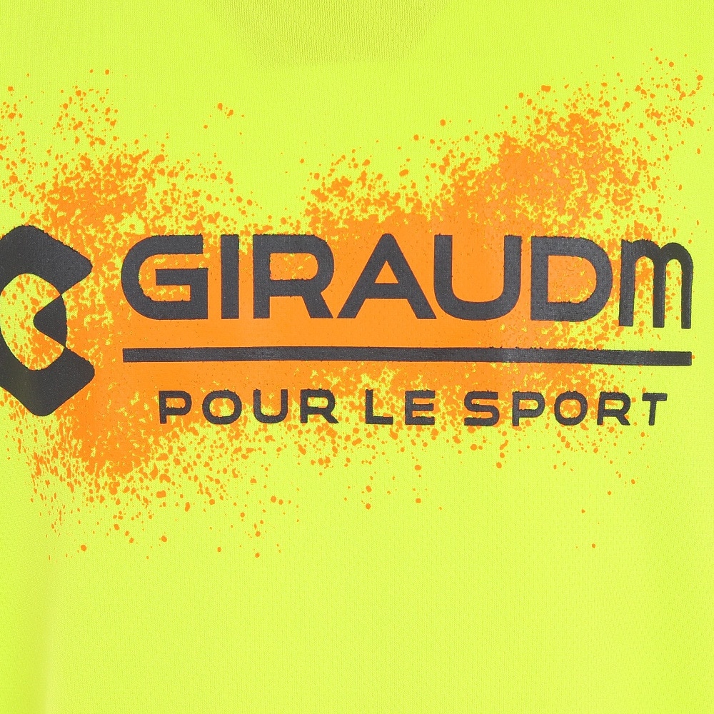 ジローム（GIRAUDM）（キッズ）ドライ 速乾 UV ドライプラス プリントメッシュTシャツ CT2S3389-TR865-DGCD FGRN
