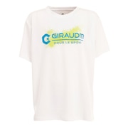 ジローム（GIRAUDM）（キッズ）ドライ 速乾 UV ドライプラス プリントメッシュTシャツ CT2S3389-TR865-DGCD WHT