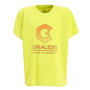 ジローム（GIRAUDM）（キッズ）ドライ 速乾 UV ドライプラス プリントメッシュTシャツ CT2S3390-TR865-DGCD FGRN