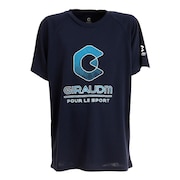 ジローム（GIRAUDM）（キッズ）ドライ 速乾 UV ドライプラス プリントメッシュTシャツ CT2S3390-TR865-DGCD NVY