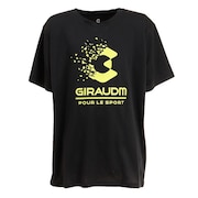 ジローム（GIRAUDM）（キッズ）ドライ 速乾 UV ドライプラス プリントメッシュTシャツ CT2S3391-TR865-DGCD BLK