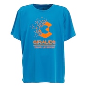 ジローム（GIRAUDM）（キッズ）ドライ 速乾 UV ドライプラス プリントメッシュTシャツ CT2S3391-TR865-DGCD BLU