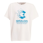 ジローム（GIRAUDM）（キッズ）ドライ 速乾 UV ドライプラス プリントメッシュTシャツ CT2S3391-TR865-DGCD WHT