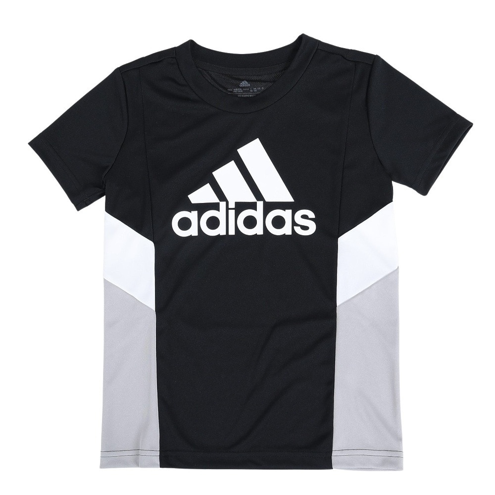アディダス（キッズ）ドライ 速乾 ボーイズ デザイン トゥ ムーブ 半袖Tシャツ VX714-HF1835