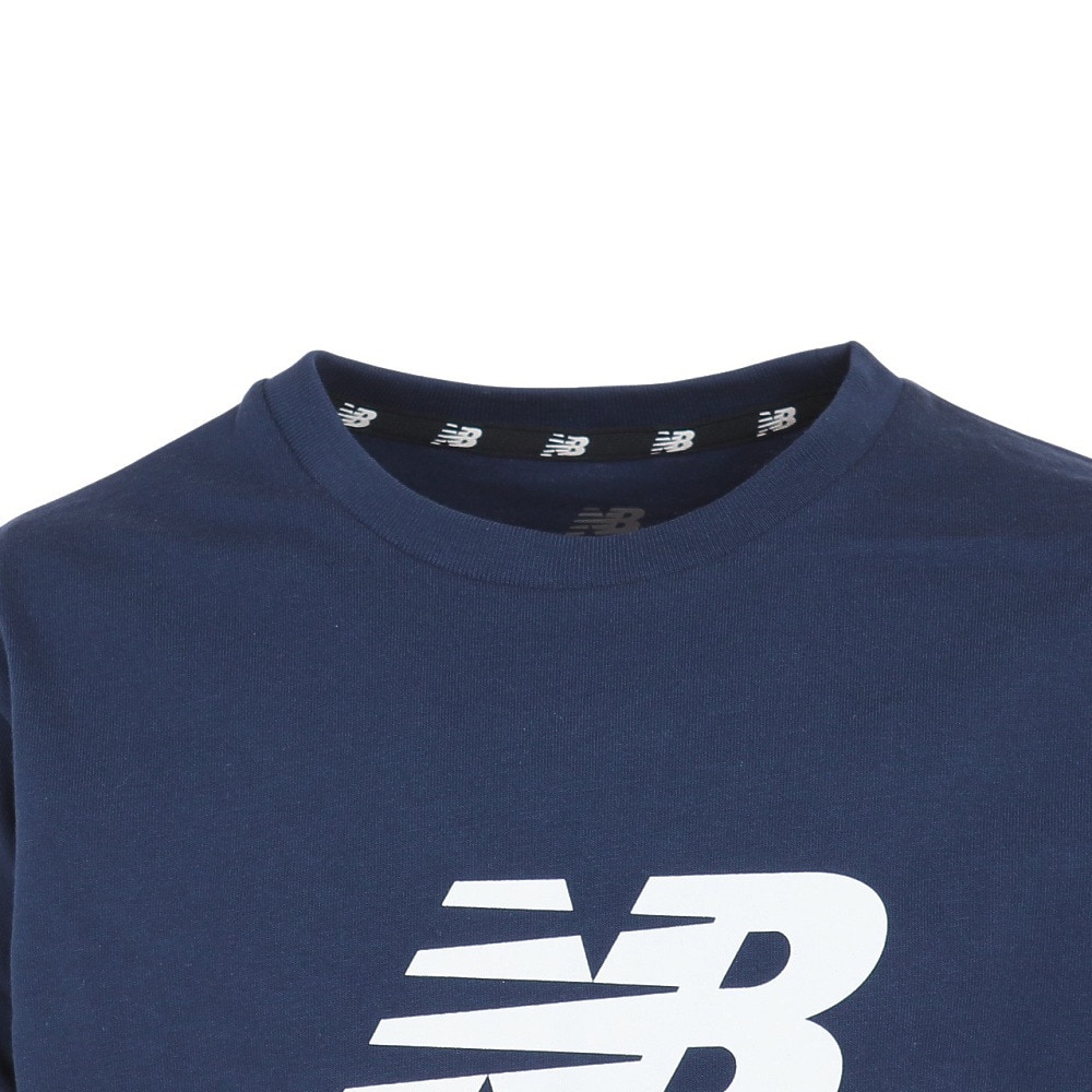 ニューバランス（new balance）（キッズ）ジュニア スタックドロゴ 半袖Tシャツ JJTP2110NGO