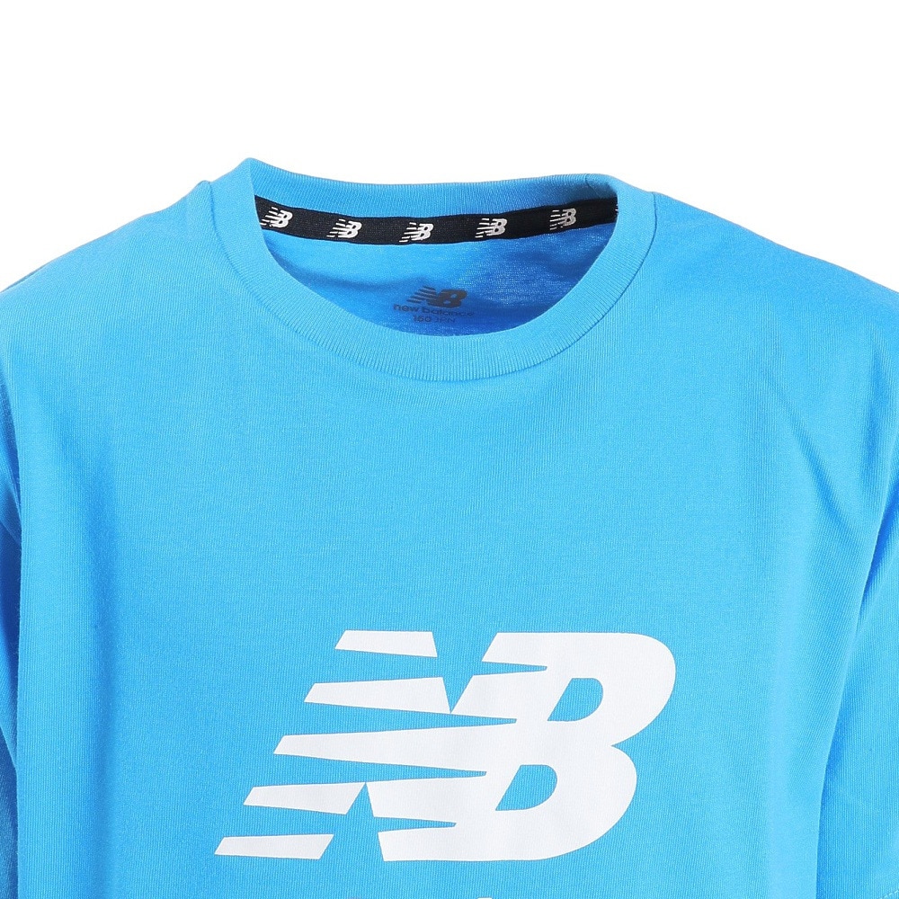 ニューバランス（new balance）（キッズ）ジュニア スタックドロゴ 半袖Tシャツ JJTP2110VSK