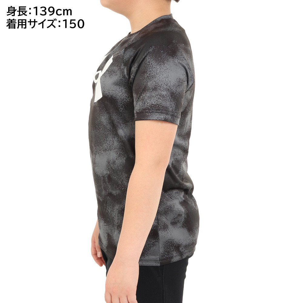 アンダーアーマー（UNDER ARMOUR）（キッズ）半袖Tシャツ ジュニア テック ビッグロゴ PRINTED 1363278 007