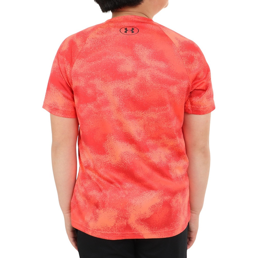 アンダーアーマー（UNDER ARMOUR）（キッズ）Tシャツ 半袖 キッズ ジュニア テック ビッグロゴ PRINTED 1363278 877
