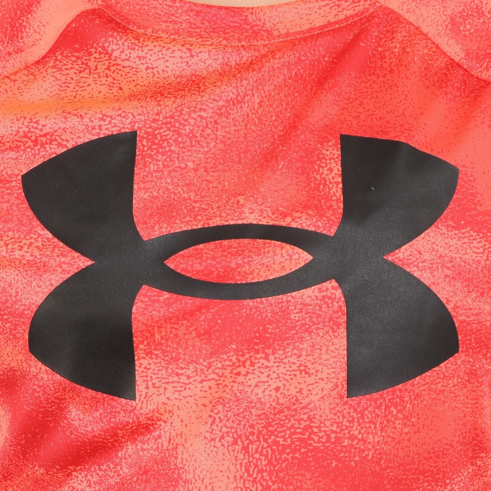 アンダーアーマー（UNDER ARMOUR）（キッズ）Tシャツ 半袖 キッズ ジュニア テック ビッグロゴ PRINTED 1363278 877