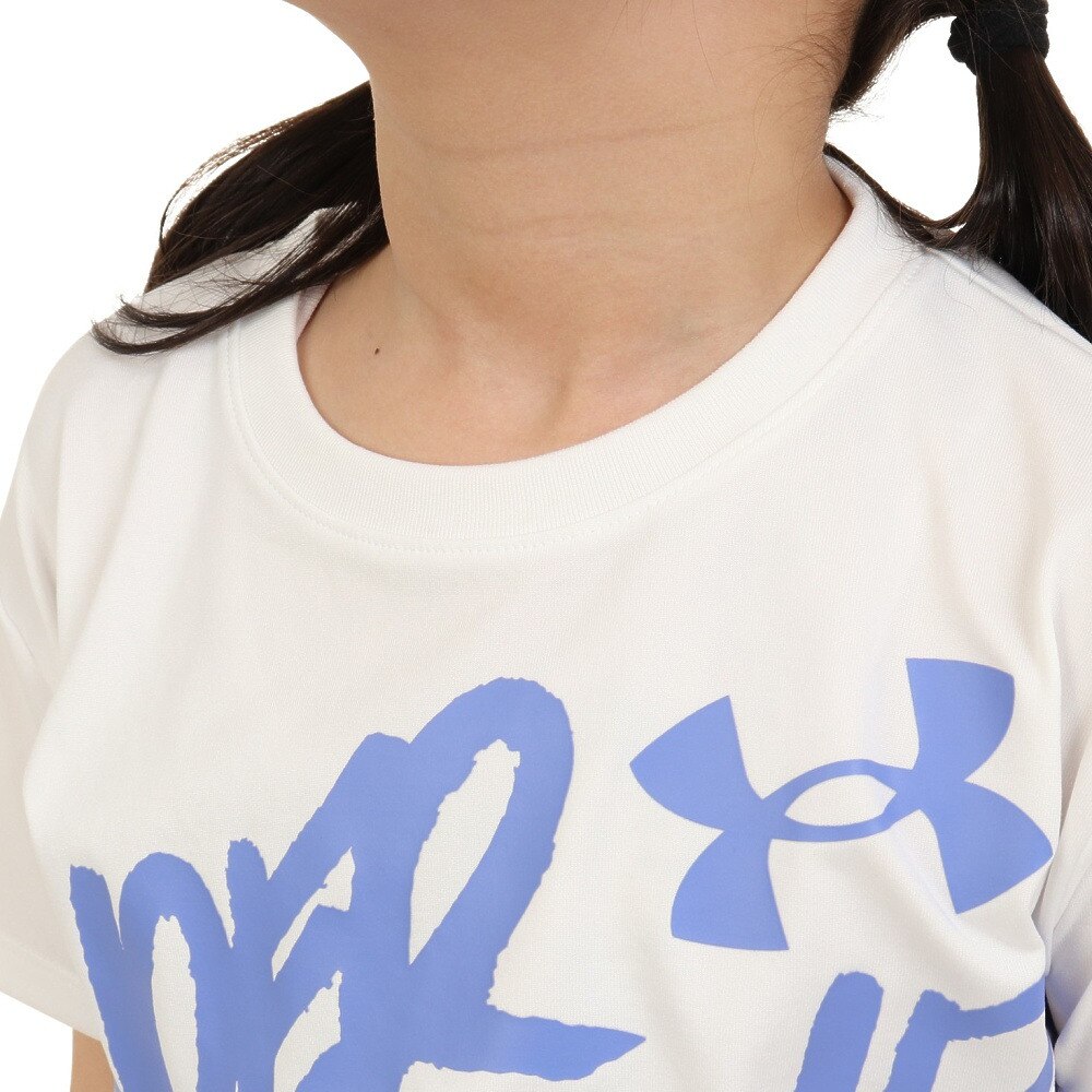 アンダーアーマー（UNDER ARMOUR）（キッズ）半袖Tシャツ ジュニア テック 1378279 100