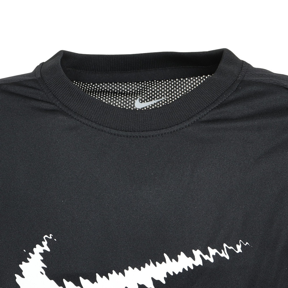 ナイキ（NIKE）（キッズ）Tシャツ トップス 半袖 黒 アカデミー グラフィック DX5411-010 スポーツウェア