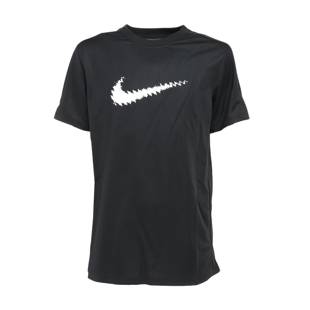 ナイキ（NIKE）（キッズ）Tシャツ トップス 半袖 黒 アカデミー グラフィック DX5411-010 スポーツウェア