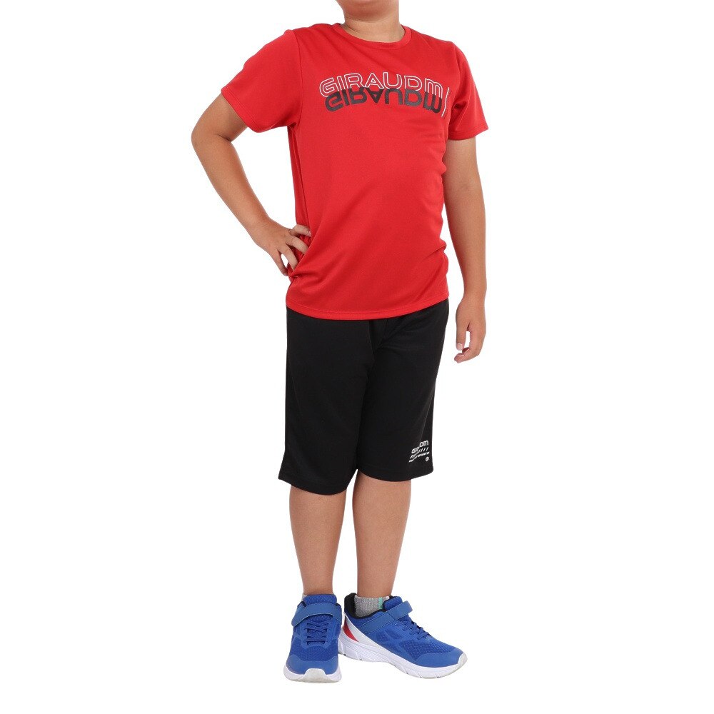 ジローム（GIRAUDM）（キッズ）半袖Tシャツ キッズ YAVXカットソーB CT3S0065-TR865-GRES RED