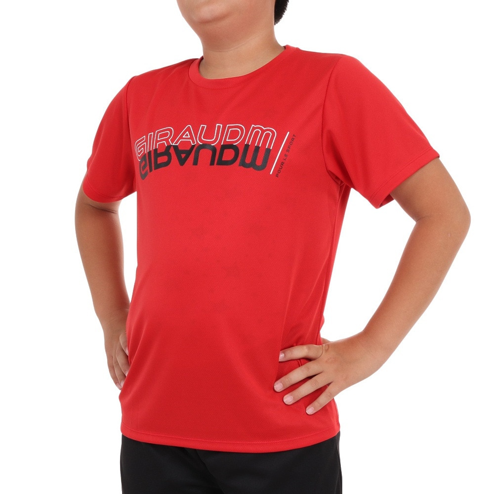 ジローム（GIRAUDM）（キッズ）半袖Tシャツ キッズ YAVXカットソーB CT3S0065-TR865-GRES RED