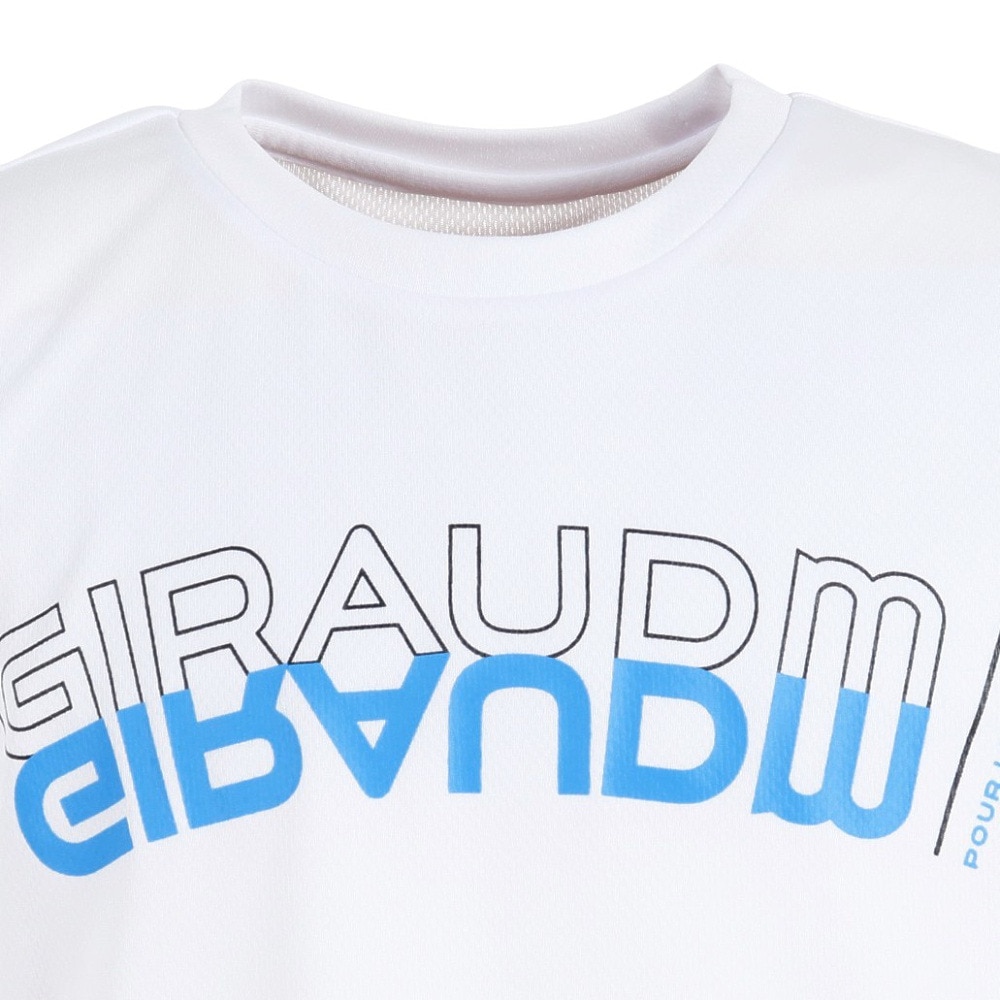 ジローム（GIRAUDM）（キッズ）半袖 プリントTシャツ CT3S0065-TR865-GRES WHT ドライ 防汚