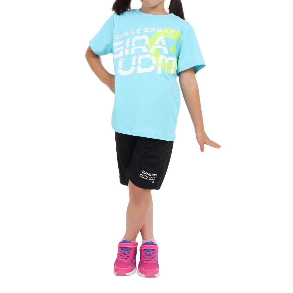 ジローム（GIRAUDM）（キッズ）半袖Tシャツ メンズ ドライプラス 胸マック CT3S0067-TR865-GRES BLU