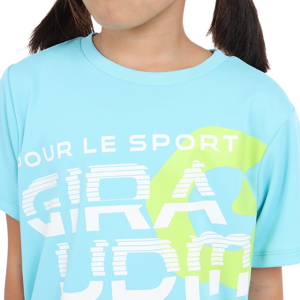 ジローム（GIRAUDM）（キッズ）半袖Tシャツ メンズ ドライプラス 胸マック CT3S0067-TR865-GRES BLU