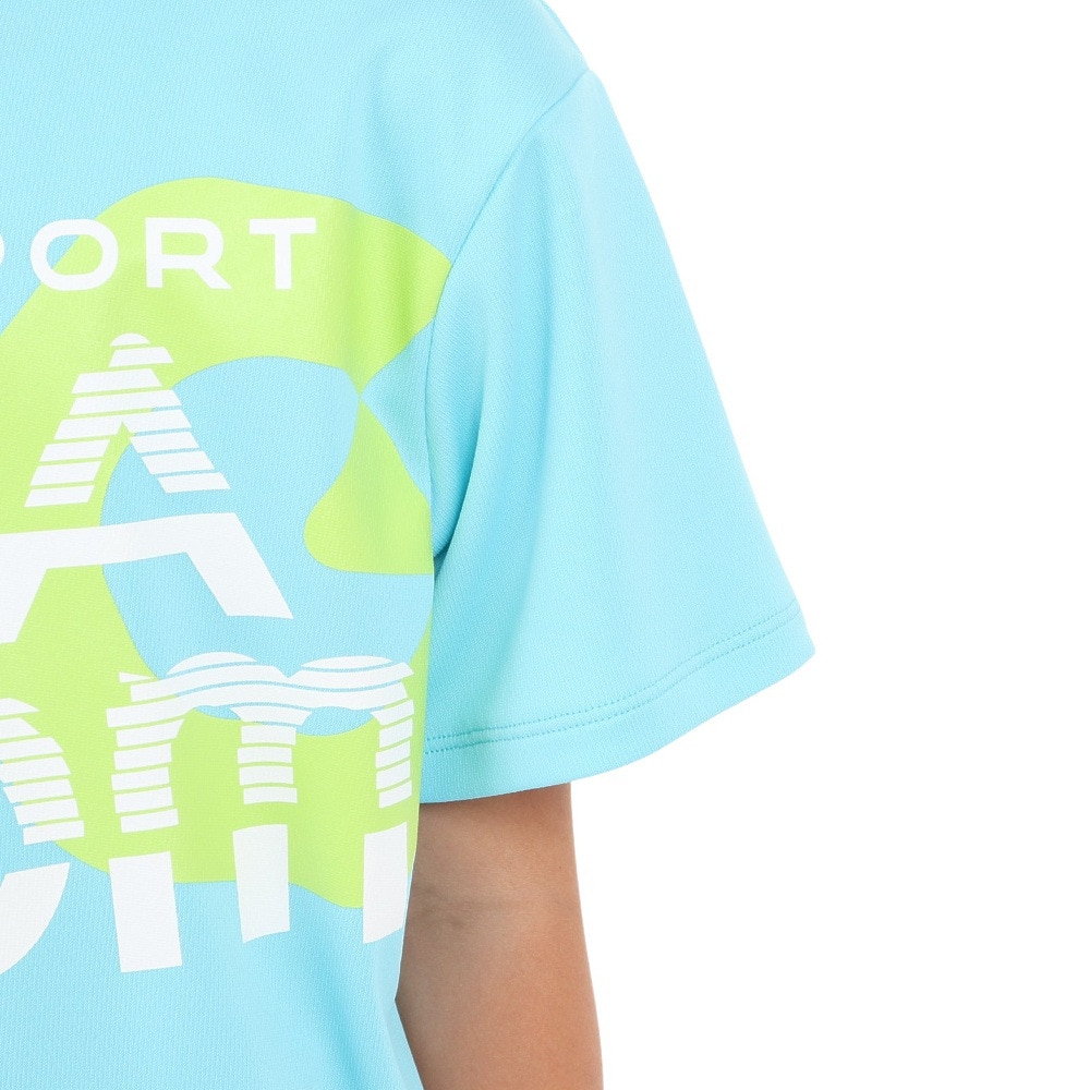 ジローム（GIRAUDM）（キッズ）半袖Tシャツ メンズ ドライプラス 胸マック CT3S0067-TR865-GRES BLU