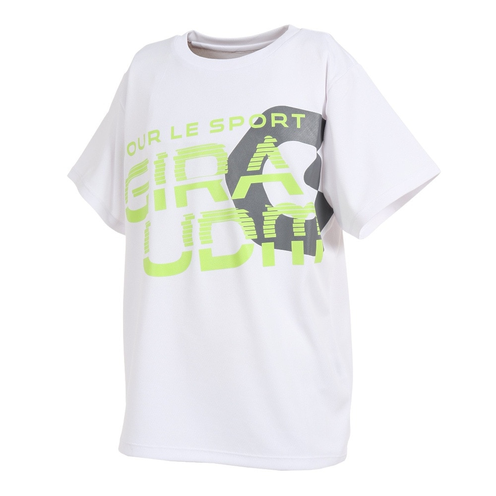 ジローム（GIRAUDM）（キッズ）半袖Tシャツ メンズ ドライプラス 胸マック CT3S0067-TR865-GRES WHT