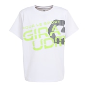 (キッズ)半袖Tシャツ メンズ ドライプラス 胸マック CT3S0067-TR865-GRES WHT