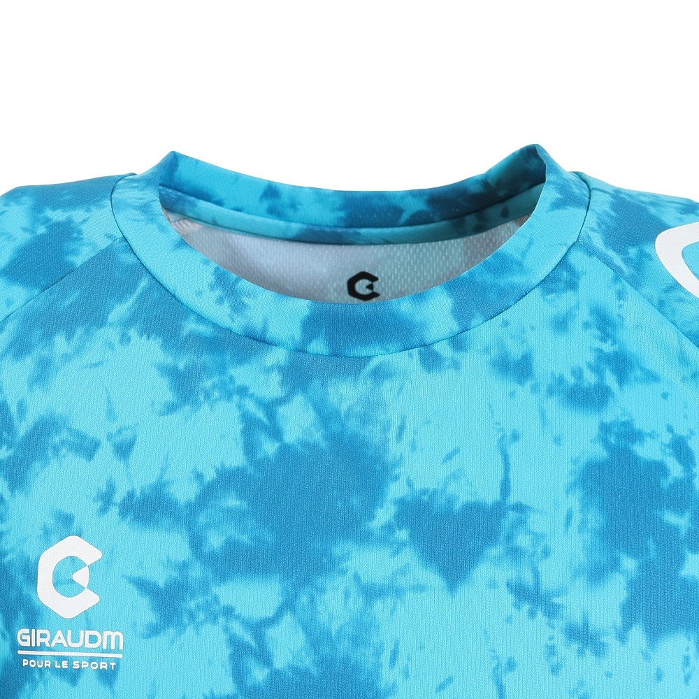 ジローム（GIRAUDM）（キッズ）半袖Tシャツ キッズ ドライプラス タイダイ CT3S0068-TR865-GRES BLU