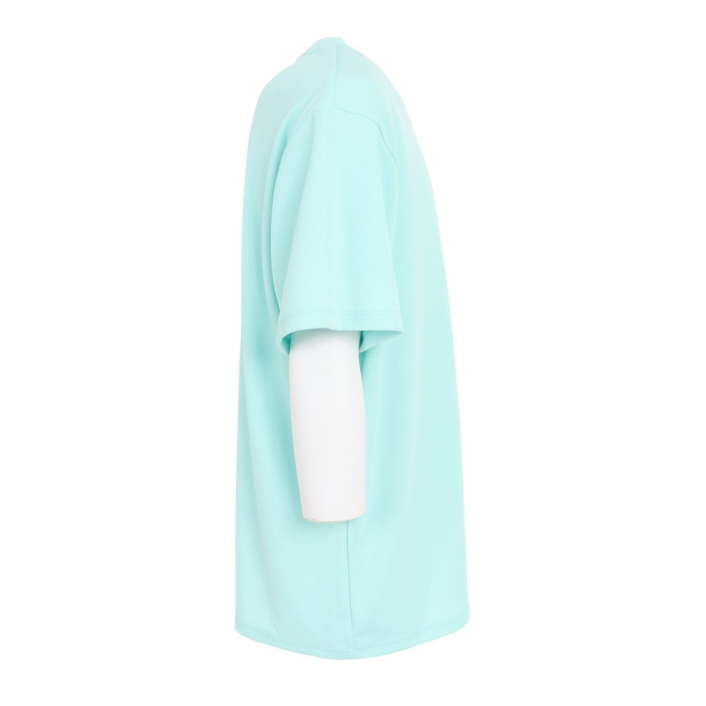 ジローム（GIRAUDM）（キッズ）半袖Tシャツ キッズ ドライプラス プリントメッシュ CT3S0069-TR865-GRES MINT