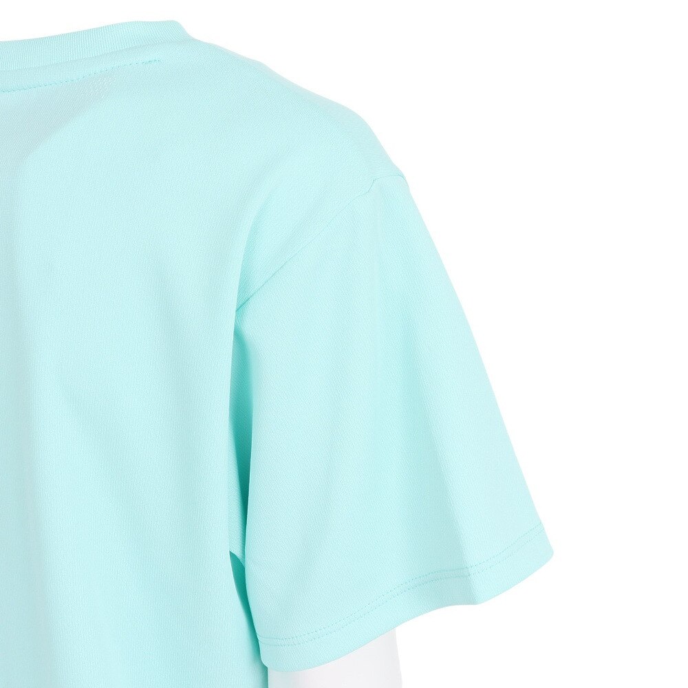 ジローム（GIRAUDM）（キッズ）半袖Tシャツ キッズ ドライプラス プリントメッシュ CT3S0069-TR865-GRES MINT