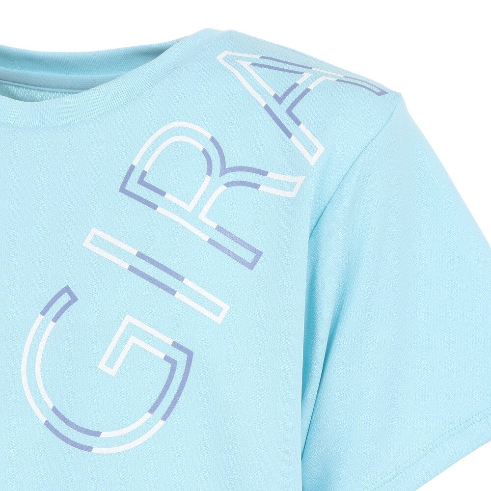 ジローム（GIRAUDM）（キッズ）半袖Tシャツ キッズ ドライプラス プリントメッシュ CT3S0069-TR865-GRES SAX