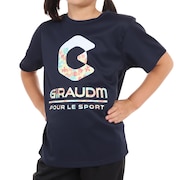 ジローム（GIRAUDM）（キッズ）半袖Tシャツ キッズ ドライプラス CT3S0070-TR865-GRES NVY