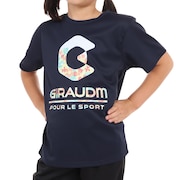 (キッズ)半袖Tシャツ キッズ ドライプラス CT3S0070-TR865-GRES NVY