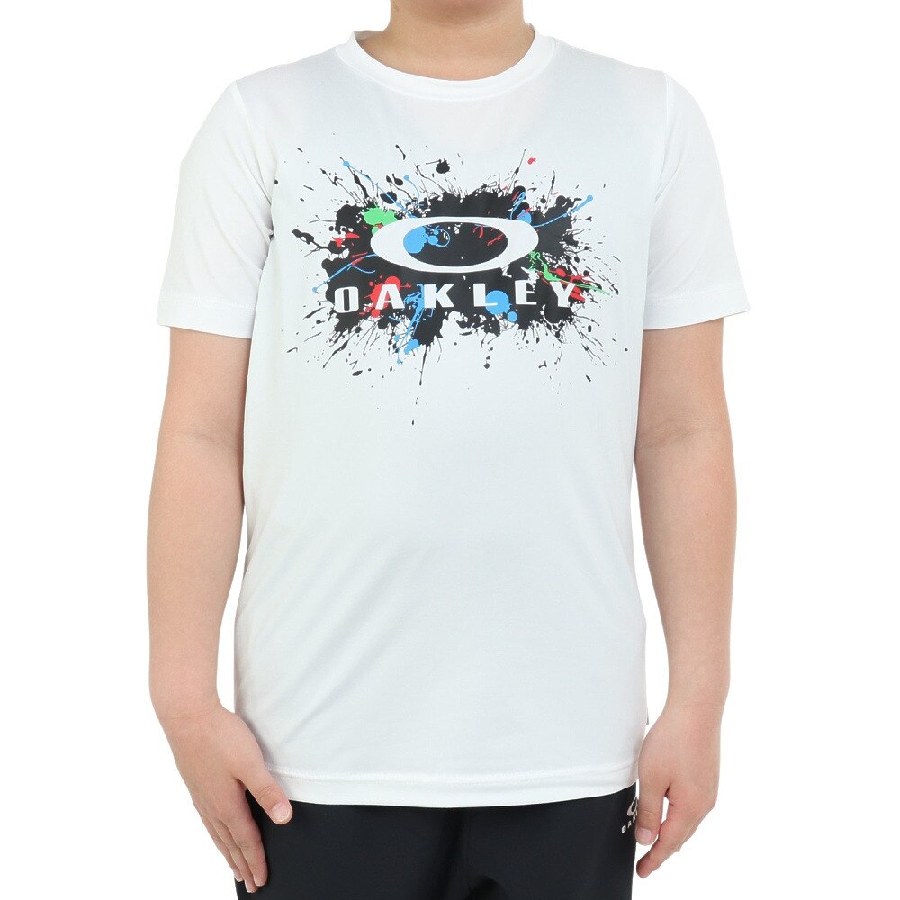 オークリー（OAKLEY）（キッズ）ジュニア ENHANCE QD 半袖Tシャツ SPLASH EVO YTR 5.0 FOA405080-100★★★