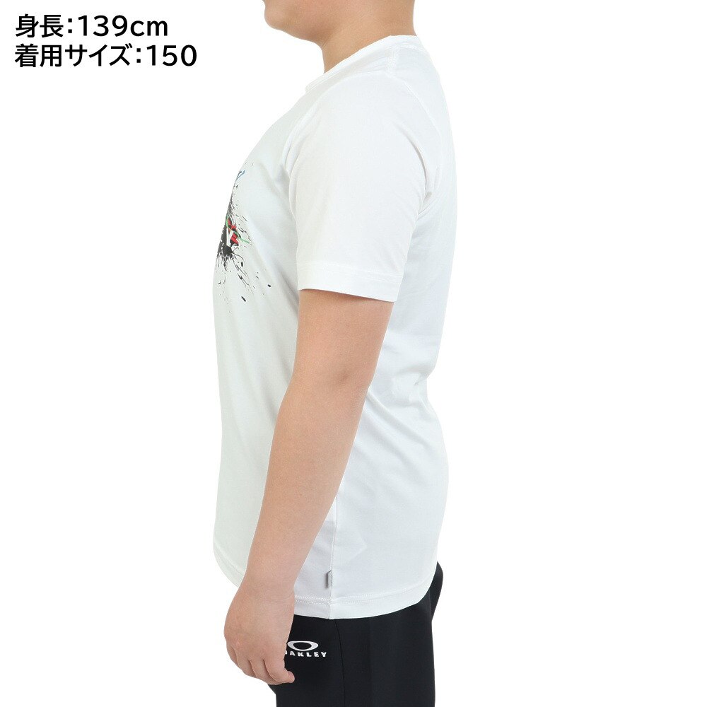 オークリー（OAKLEY）（キッズ）ジュニア ENHANCE QD 半袖Tシャツ SPLASH EVO YTR 5.0 FOA405080-100★★★