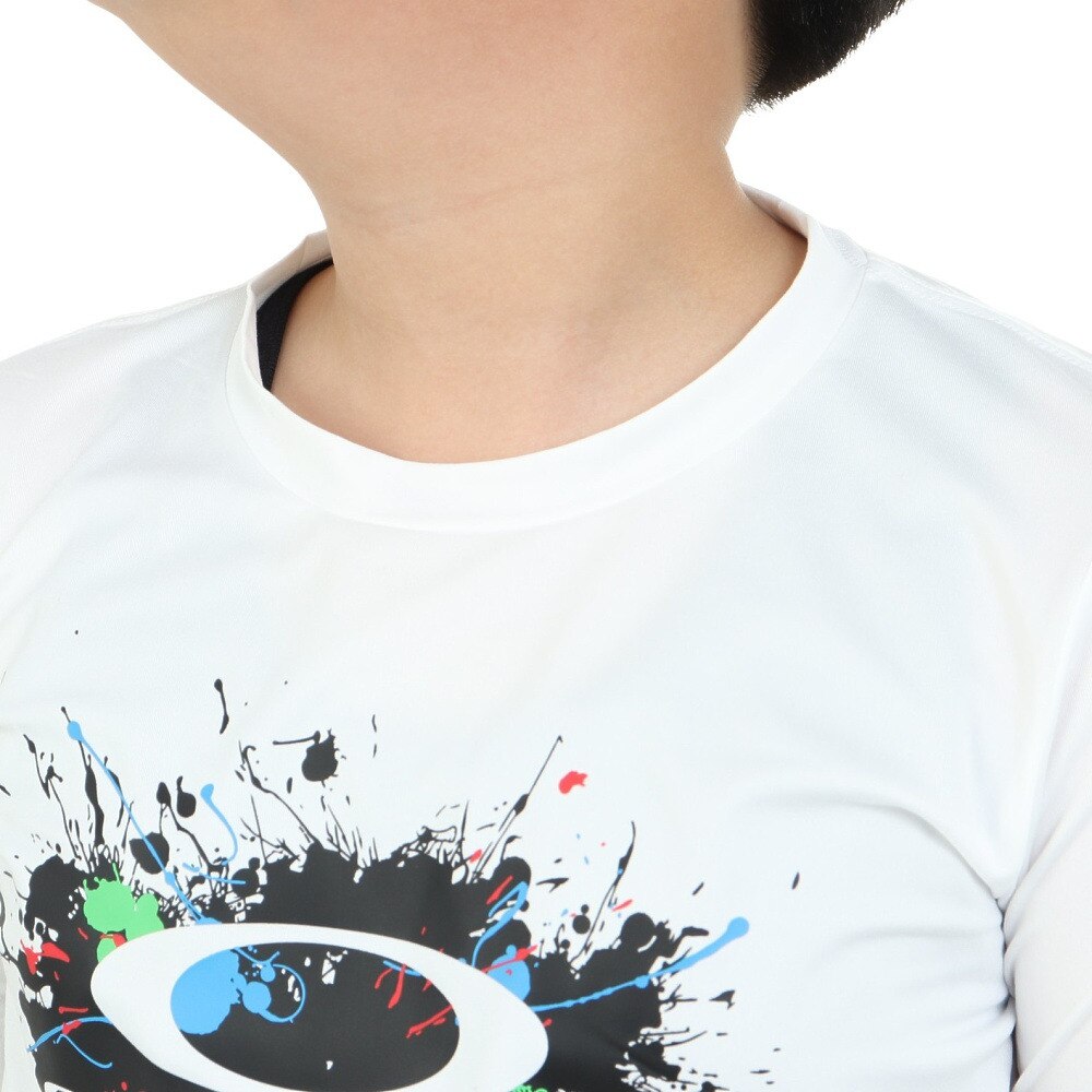 オークリー（OAKLEY）（キッズ）ジュニア ENHANCE QD 半袖Tシャツ SPLASH EVO YTR 5.0 FOA405080-100★★★