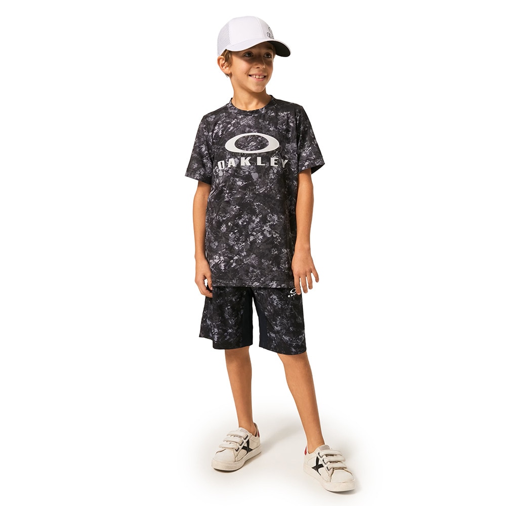 オークリー（OAKLEY）（キッズ）半袖Tシャツ キッズ ENHANCE QD GRAPHIC EVO YTR FOA405082-00G